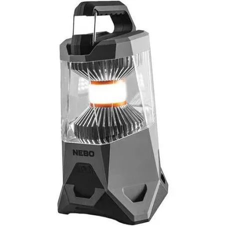 NEBO Galileo Lantern, Powerful, Rechargeable, Durable and Water-Resistant Lantern & Power Bank with 5 Light Modes,Black