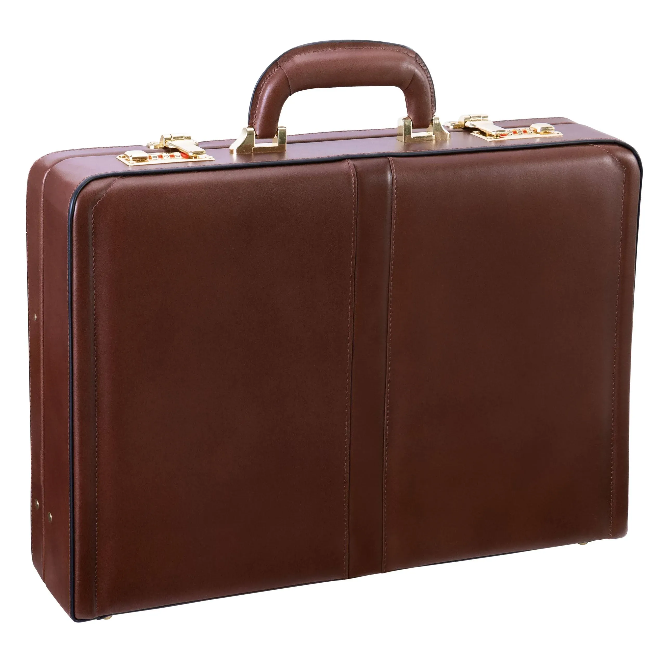 McKlein Reagan - Brown Leather Attache Case