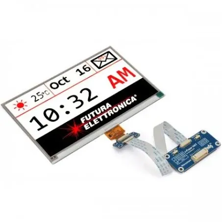 7.5inch E-Ink display HAT for Raspberry Pi - 800x480 - 3-color