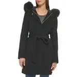 Cole Haan Women's Faux Fur & Wool Blend Coat