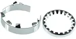 AMZ Clips And Fasteners Spare Tire Lock Cylinder Housing Retainer & Lock Ring Kit Compatible with GM