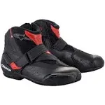 ALPINESTARS 2224021-13-38 SMX1-R V2 Boots - Black/Red - US 5 / EU 38