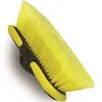 Carrand 93077 8" Car Wash Brush Head with Label, Black/Yellow