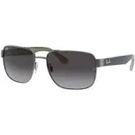 Ray-Ban Men's RB3530 Square Sunglasses