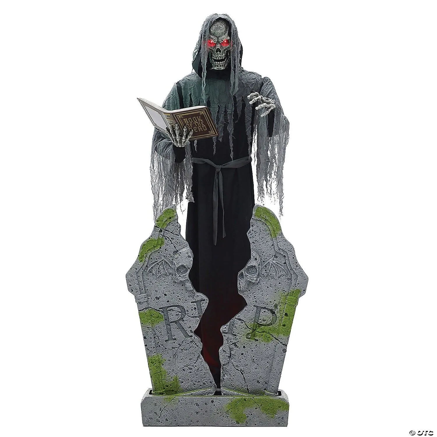 Halloween Animated Lifesize 7&#039; Soul Stealer Phantom Graveyard Prop Haunted House