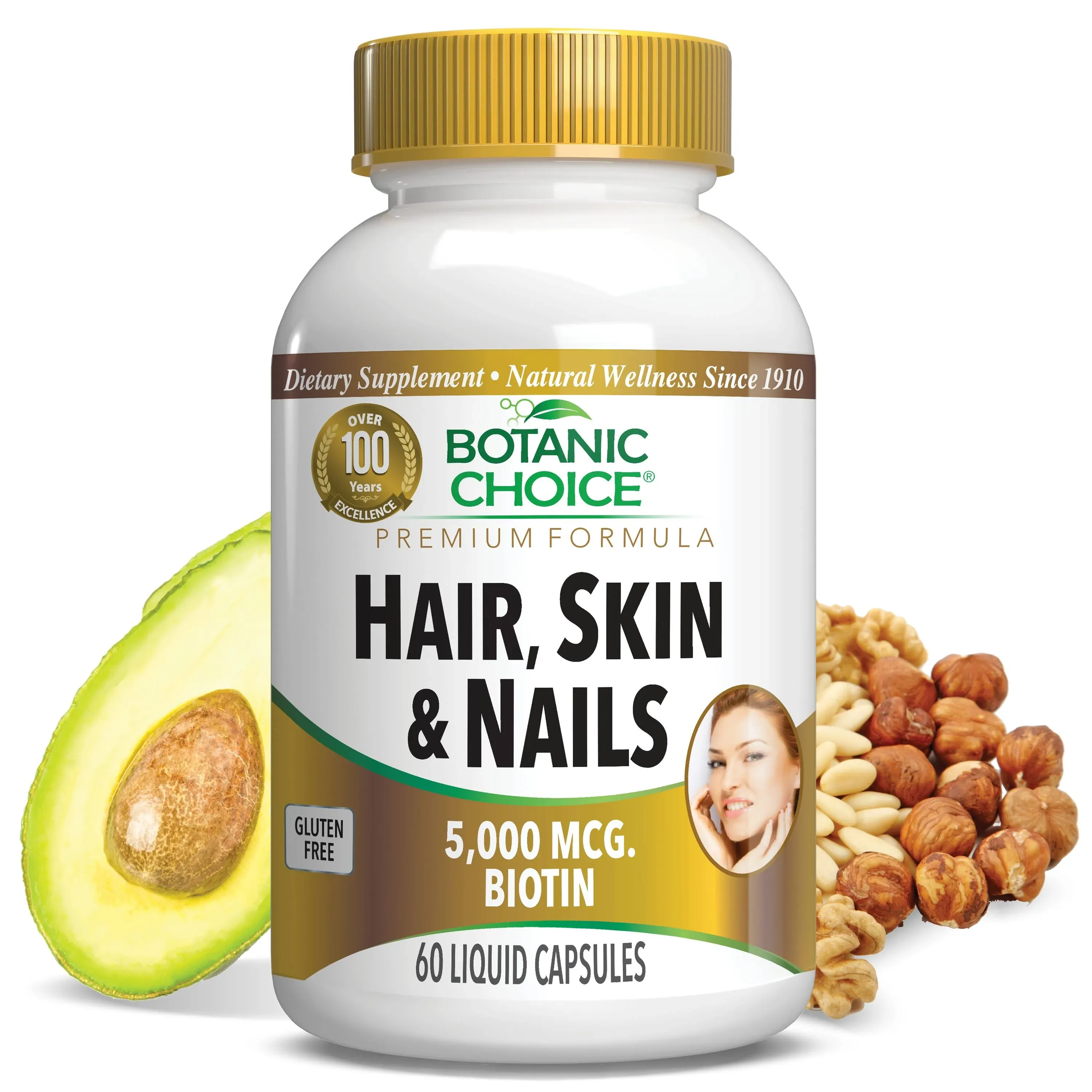 Botanic Choice Hair, Skin & Nails Formula 60 Capsules