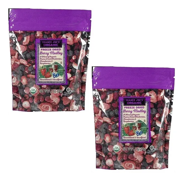 Trader Joes Organic Freeze Dried Berry Medley