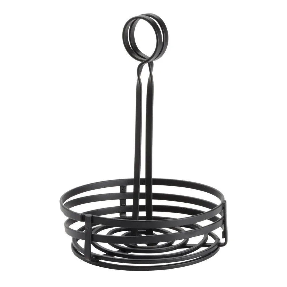 American Metalcraft 6 1/4" Round Flat Coil Condiment Basket (FWC69)