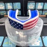 Oral Mart USA Flag Mouth Guard - American Football, MMA, Boxing