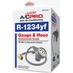 Certified A/C Pro CERTYF102-4 Recharge Gauge and Hose