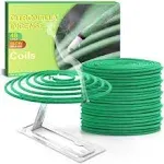 SCENTORINI Citronella Coils, 48 PCS Citronella Incense with Coil Holder, Suitable for Outdoor Use, Pool Side, Patio, Porches