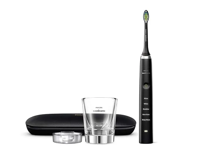 Philips Sonicare DiamondClean Classic Rechargeable Electric Power Toothbrush, Black, HX9351/57