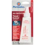 Permatex 59235 High Temperature Thread Sealants, 50 ml Tube, White (1 