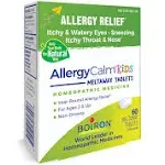 Boiron AllergyCalm On the Go, Homeopathic Medicine for Allergy Relief, Itchy & Watery Eyes, Sneezing, Itchy Throat & Nose, 2 x 80 Pellets