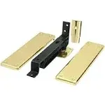 Deltana DASH95U3 Polished Brass Double Action Spring Hinge