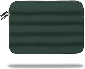 Anecdote Puffer Laptop Case - 13/14 inch - Forest Green