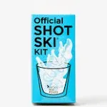 Official SHOTSKI Kit - Instantly turn your everyday gear into a shot ski! Removable, shatterproof shot glasses, installs in seconds, no tools required! Apres Ski Gift (4)