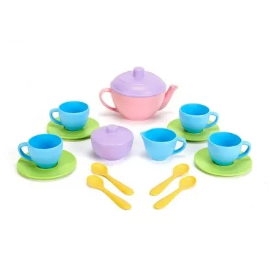 Green Toys Tea Set, Blue