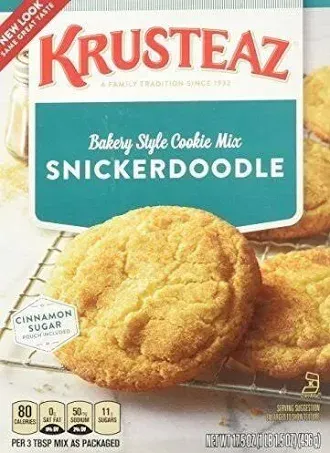 Krusteaz Snickerdoodle Cookie Mix, 17.5-Ounce Boxes (Pack of 2)