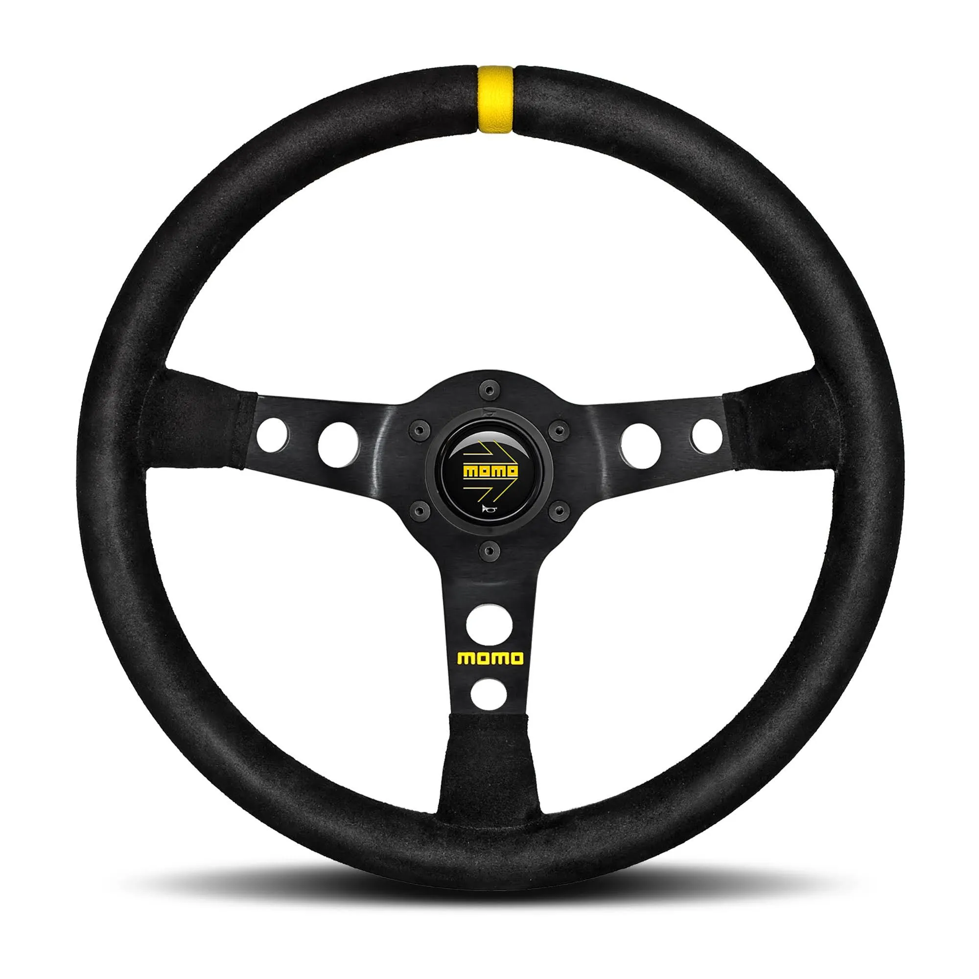 Momo Mod.07 350mm Black Suede Steering Wheel (R1905/35S)