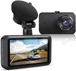 Dash Cam for Cars, Wi-Fi 1080P Full HD Dash Camera, Dashcam with Night Vision, Car Dashboard Camera Recorder with 2-inch LCD Display, Dashcams with Loop Recording, G-Sensor, APP