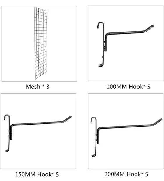 Bonnlo 6' x 2' Wire Grid Panel