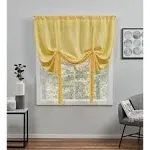 Exclusive Home Curtains Loha Light Filtering Rod Pocket Tie Up Shade, 54"x63", Sunbath