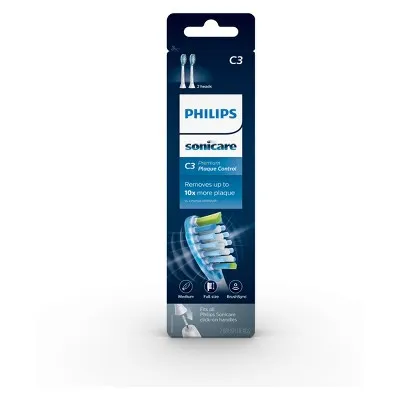 Philips Genuine Sonicare Premium Gum Care Replacement Brush Heads, 4 Pack, White - HX9054/17