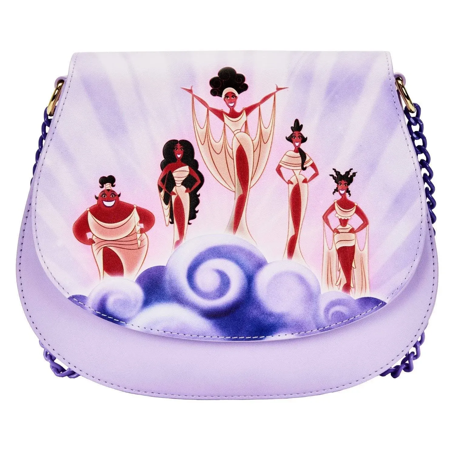 Loungefly DISNEY HERCULES MUSES CLOUDS CROSS BODY BAG