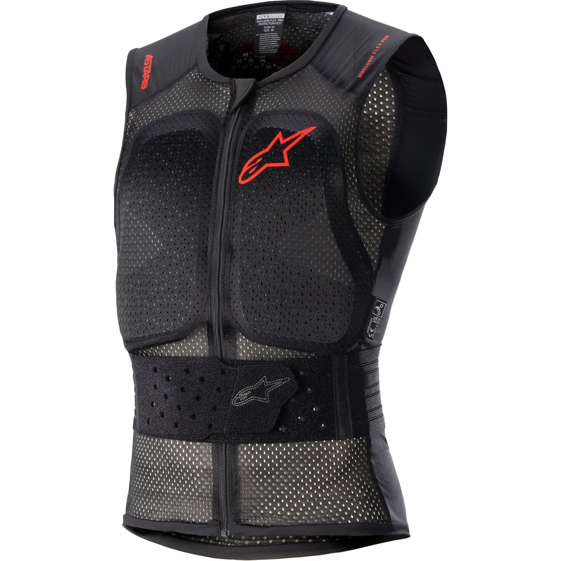 Alpinestars Nucleon Flex Pro Protection Vest (Large, Black/Red)