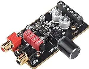 DROK 12V Amplifier Board, 15W+15W 2.0 Dual Channel Audio Amplifier Board PAM8620 DC 8-26V 24V Digital Stereo Amp Module Class D Mini Power Amplify Circuit for Sound System Speaker DIY