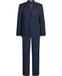 $150 Calvin Klein Kid Boy&#039;s Blue Stretch Jacket Pants 2 Piece Suit Size 20