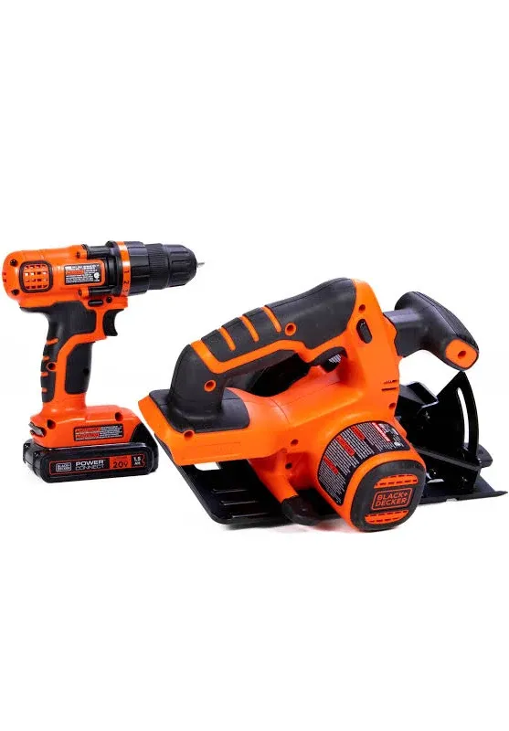 Black + Decker 20V Lithium Ion Drill/Driver and Circular Saw Combo Kit