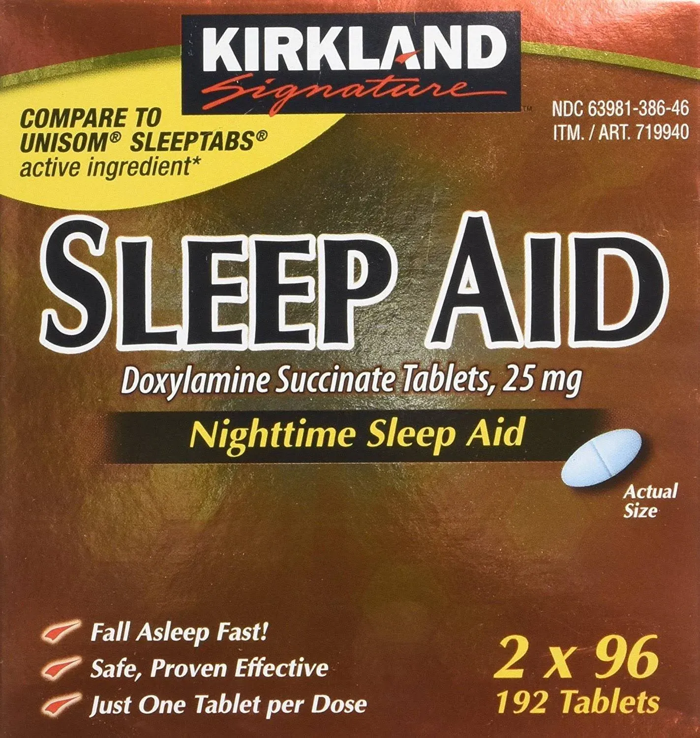 KS Sleep Aid - 192 Tablets