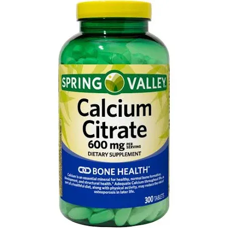 Spring Valley Calcium 600 mg