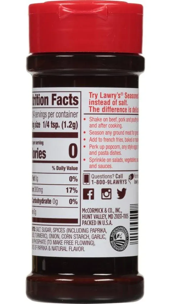 Lawry's Seasoned Salt, The Original - 4 oz