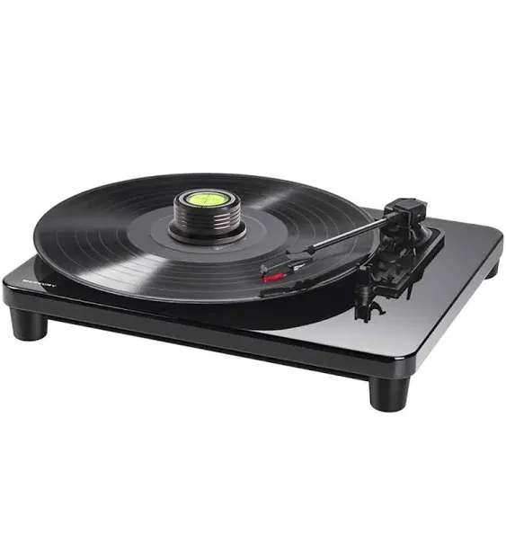 Viborg LP628B Record Weight Stabilizer, Turntable Level and Strobe Scale All-in-one, 280G LP Disc Stabilizer Vinyl Clamp for Phonograph (60Hz, Black)