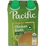 Pacific Foods Organic Chicken Broth Free Range Low Sodium