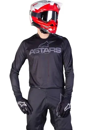 Alpinestars Fluid Graphite Jersey Black Dark Grey