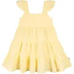 Gerber Toddler Girls' Sleeveless Gauze Dress - Yellow - 4T