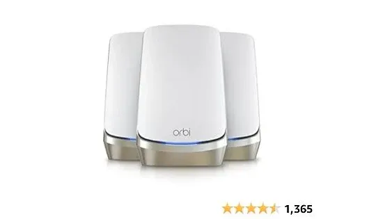 Netgear Orbi Quad-Band Mesh Wi-Fi 6E System