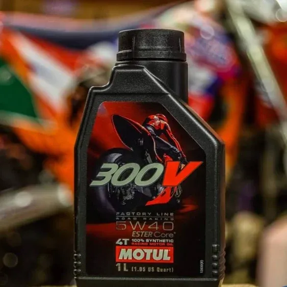 Motul 300V 5W40 100% Synthetic Road Racing Engine Oil 4L (104115)