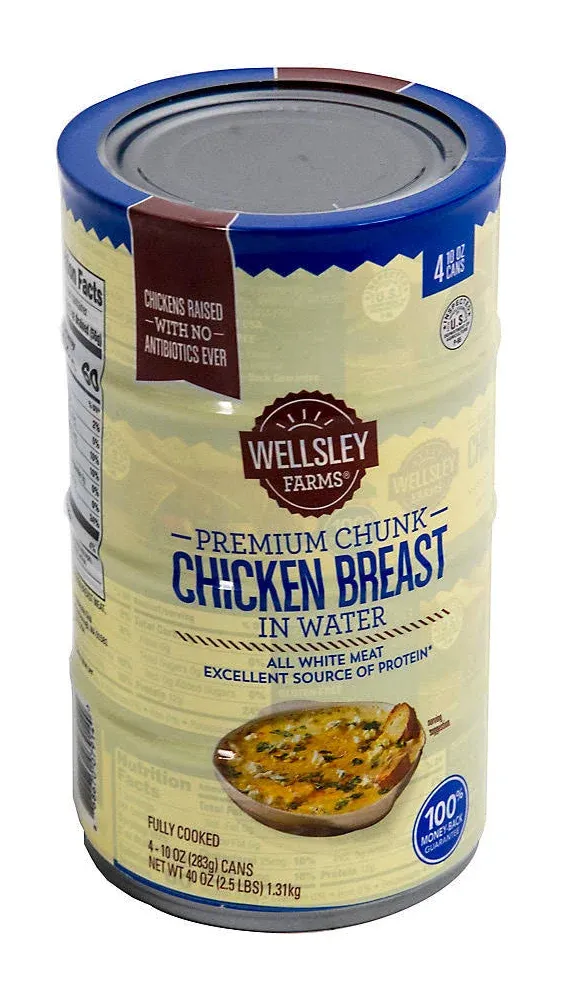 Wellsley Farms Premium Chunk Chicken Breast in Water