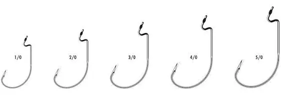 VMC Wide Gap Hook Black Nickel (25 Pack)