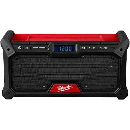 Milwaukee M18 Bluetooth 5.0 Jobsite Radio 2952-20 AM/FM Stereo Speaker AC Adapte