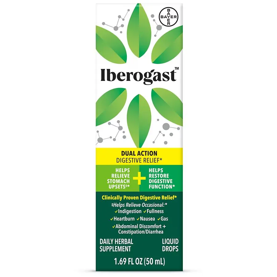 Iberogast Digestive Relief, Dual Action, Liquid Drops 1.69 fl oz