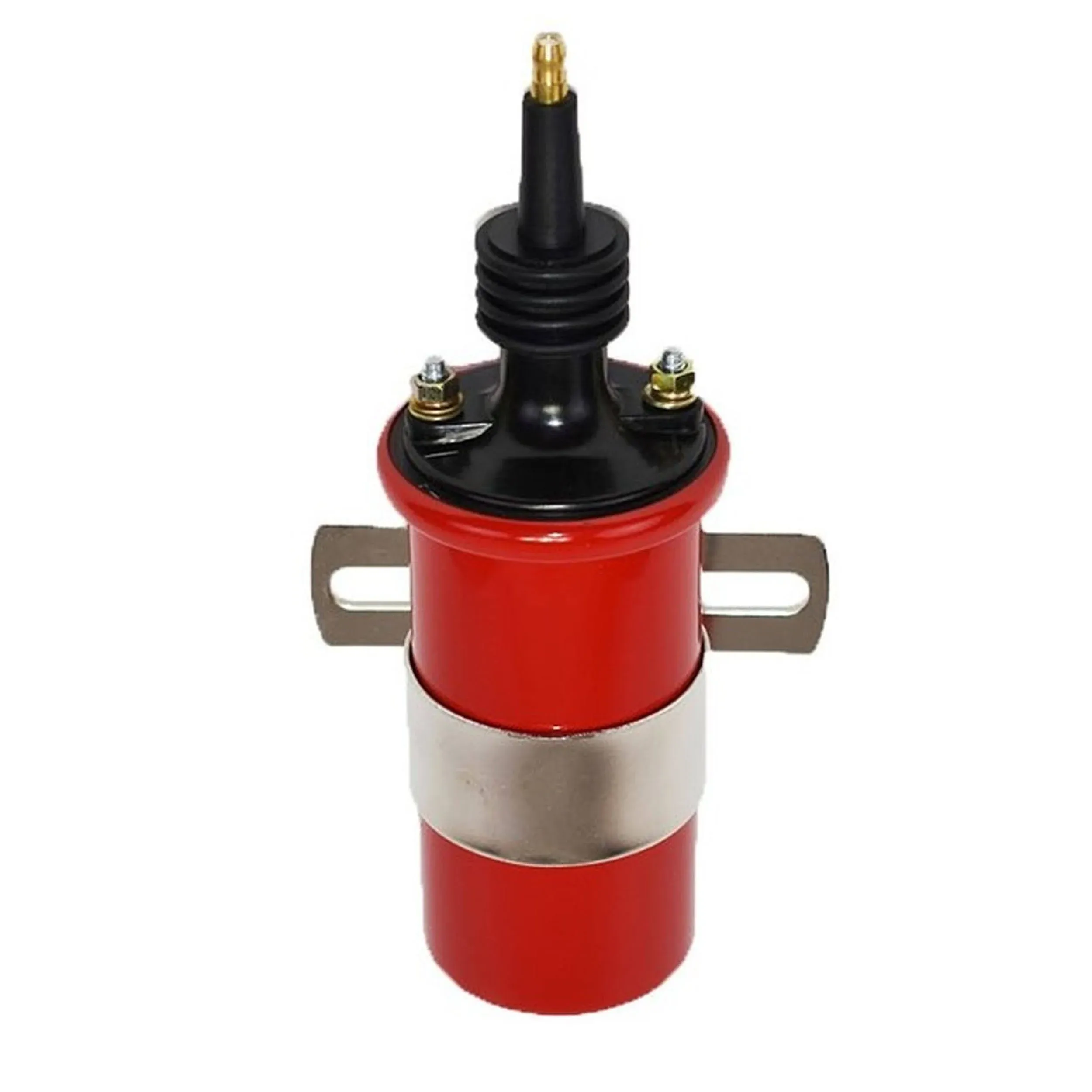 A-Team Performance 45,000 Volt Oil Filled Canister male Ignition Coil Red