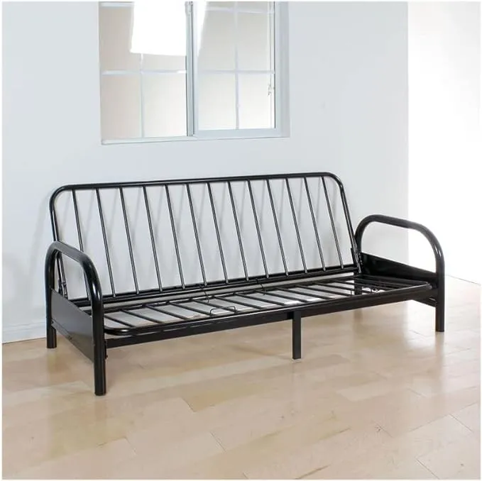 Acme Furniture Alfonso Adjustable Frame for Futon, Black Metal