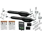 Ghost Controls Heavy-Duty Automatic Gate Opener Kit for Swing Gates with Long-Range Gate Opener Remote - Model TDS2