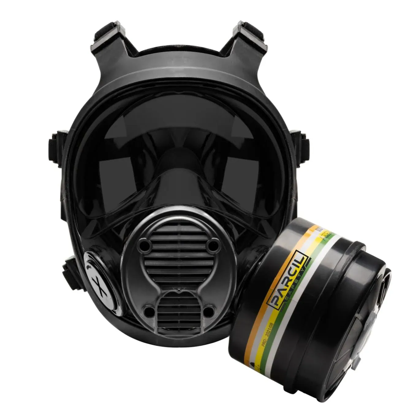 Parcil Distribution NB-100 Tactical Gas Mask Full Face Respirator Survival Gear